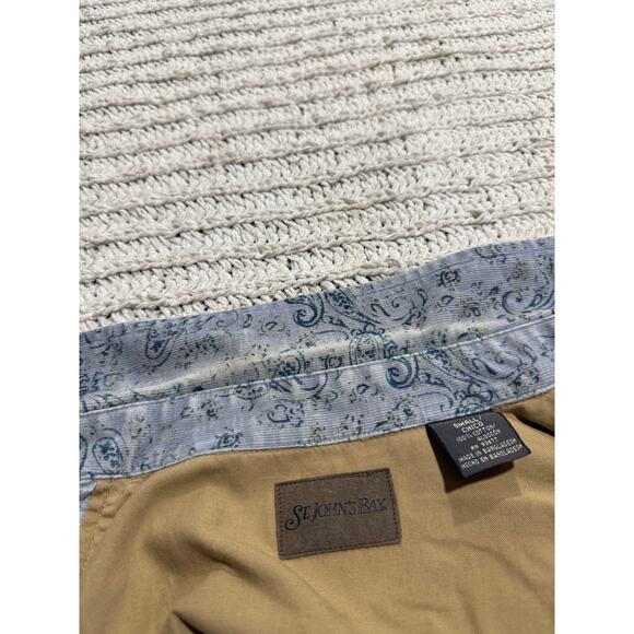 VTG St. John's Bay Corduroy Button Up Shirt Paisley Women's Size Small Blue - Picture 2 of 11